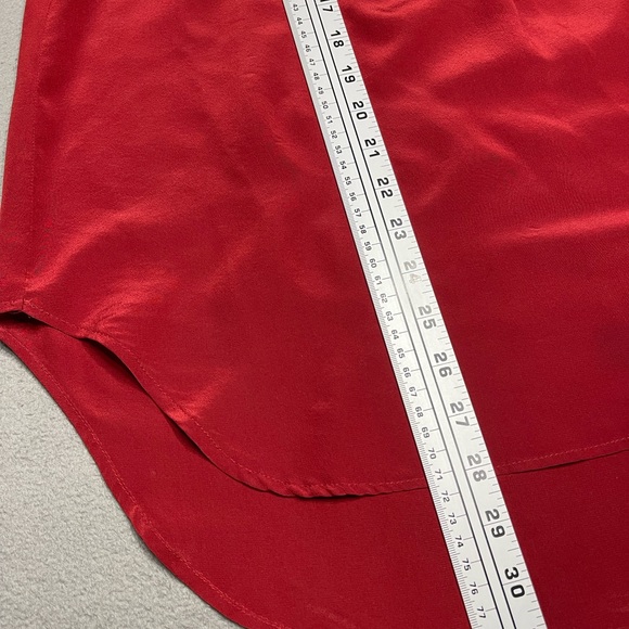 Madewell ballad silk embroidered tunic read medium B5863 - Picture 10 of 12